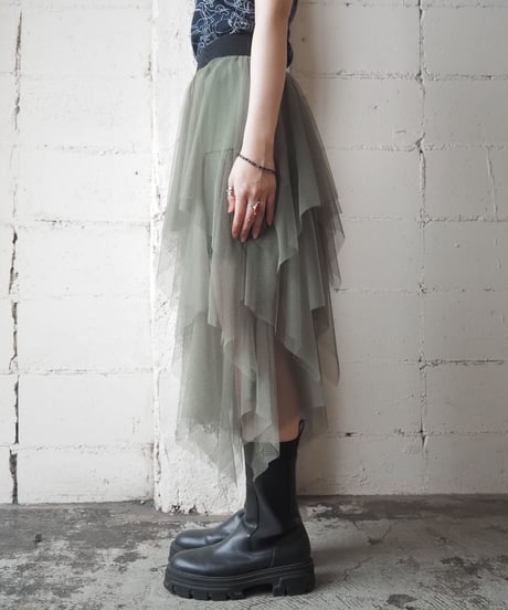 Ruffled Tulle Skirt KA