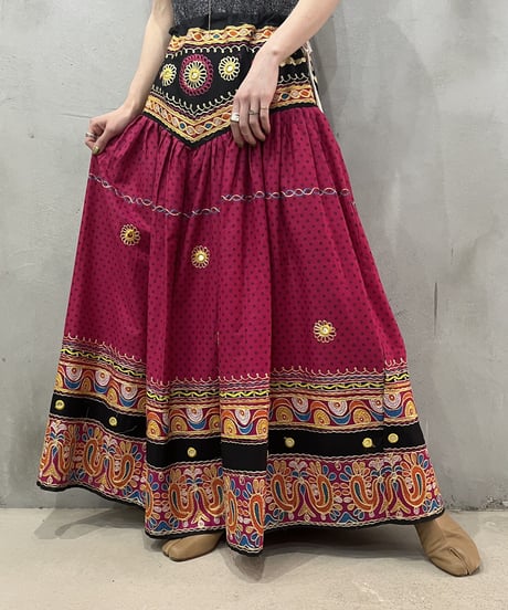 Embroidery Batic Flared Skirt BKPI