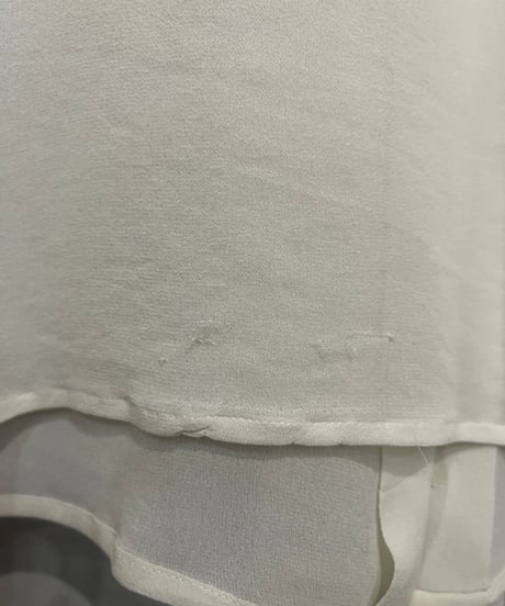 Drape Collar Silk Blouse IV
