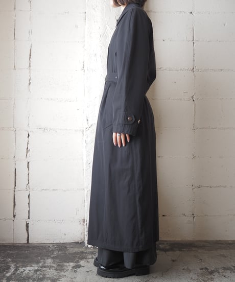 GIORGIO ARMANI Stand Fall Collar Coat BK