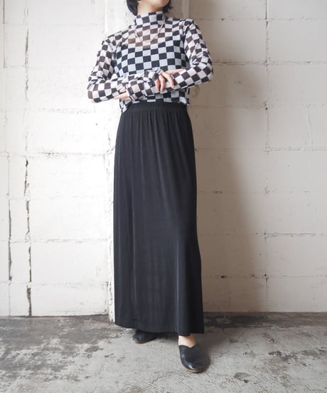 Block Check Sheer Cutsewn WHBK
