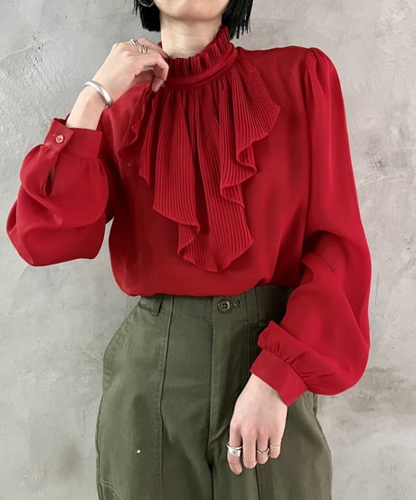 Sheer Frilled Design Blouse RD