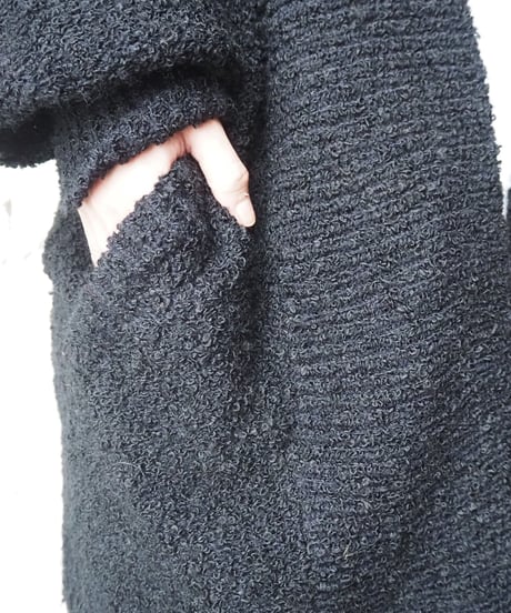 Long Knit Cardigan BK