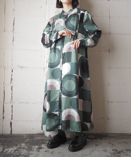 MAX&Co. Geometric Print Dress GNWH