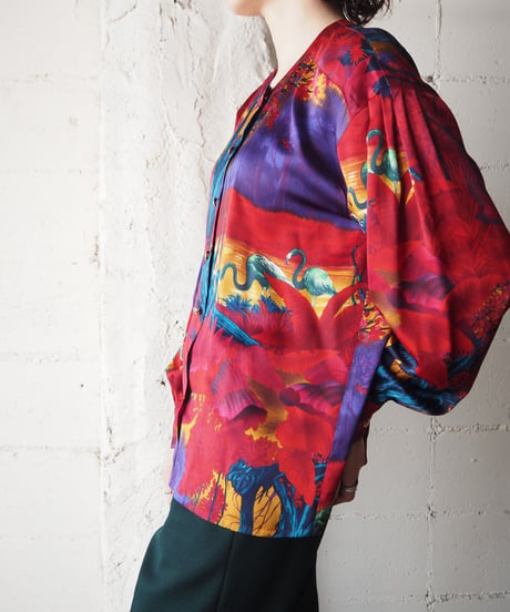 ESCADA Jungle Pattern Blouse RE