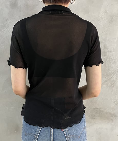 Sheer Mellow Blouse BK