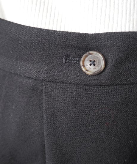 MARC JACOBS Button Design Tuck Pants BK
