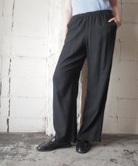 a new day Linen Easy Wide Pants BK