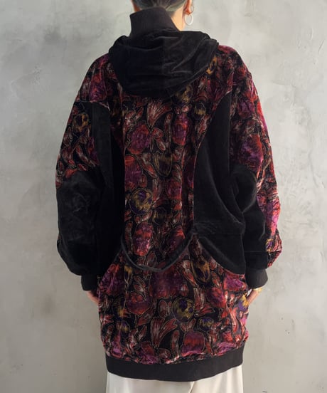 Velour Lame Design Jacket BKRE