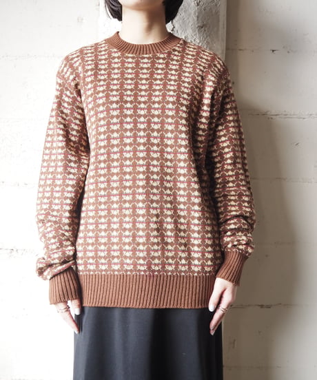 Argyle Pattern Sweater BR