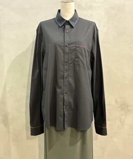 FRED PERRY × RAF SIMONS Color Stitch Shirt BK