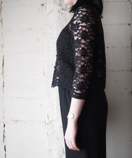Flower Lace Jacket BK