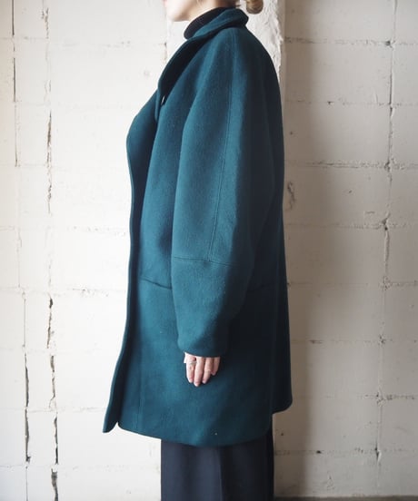 Stand Collar Wool Coat GN