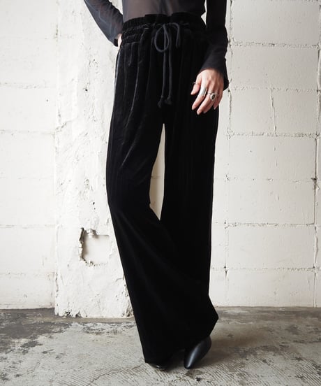 Shadow Stripe Velour Pants BK
