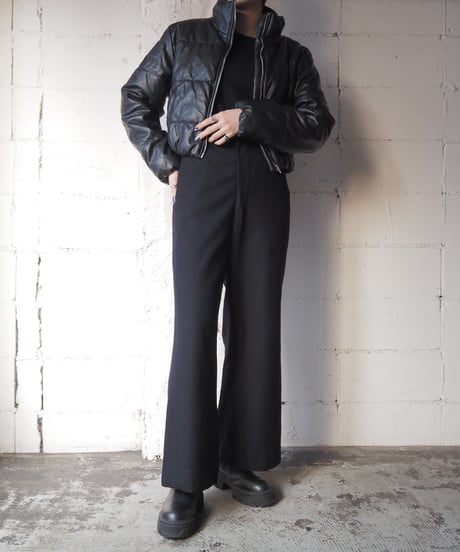 Fake Leather Down Jacket BK