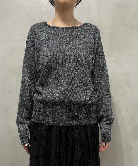 Lame Mix Crewneck Knit SV