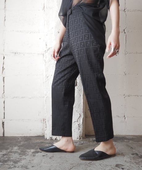 FENDI Shadow Pattern Pants BK