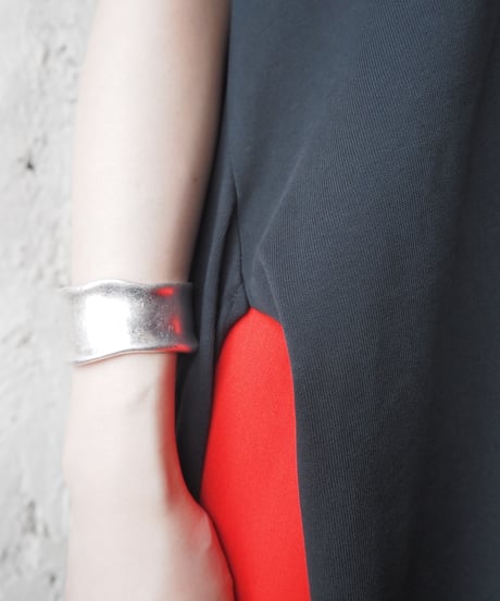 Acne Studios Deep Slit Tee Shirt Dress BK