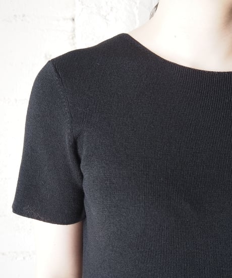 Collarless S/S Dress BK