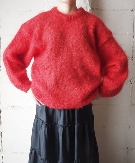Volume Sleeve Mohair Sweater RE