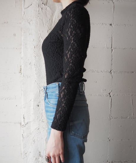 Flower Lace Bodysuit BK