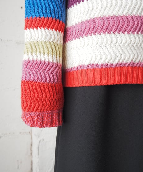 WEEKEND MaxMara Multicolor Stripe Sweater PIYEBL