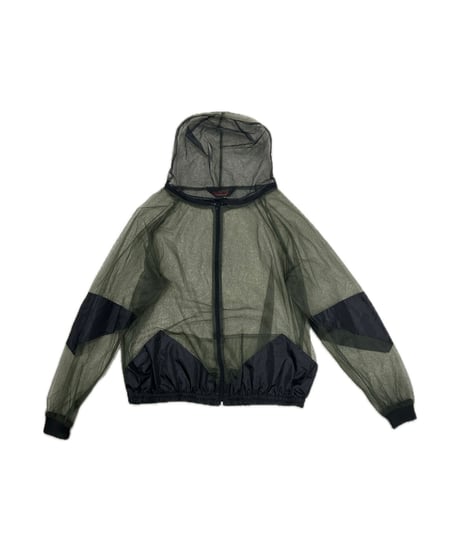 Sheer Hooded Zip Up Jacket KA