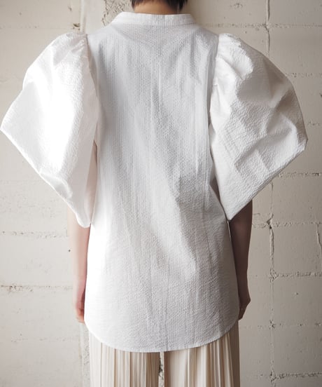 Volume Puff Sleeve Blouse WH