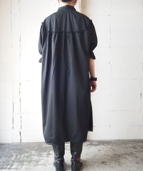 1940~50's Euro Shirt Dress BK