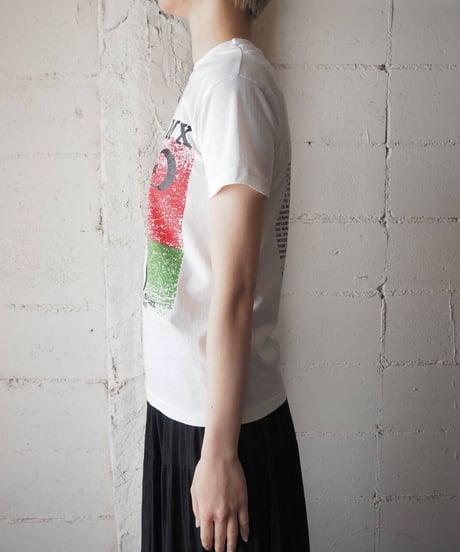 MALCOLMX Print Tee WH RE GN