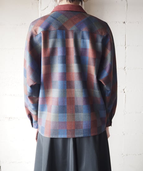 Design Collar Check Shirt RENV
