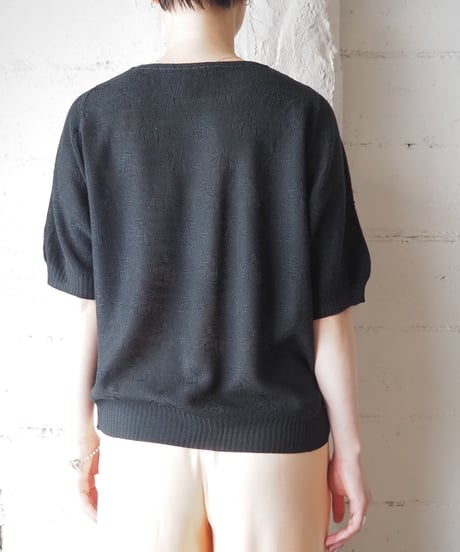 Clifton Pattern S/S Knit BK