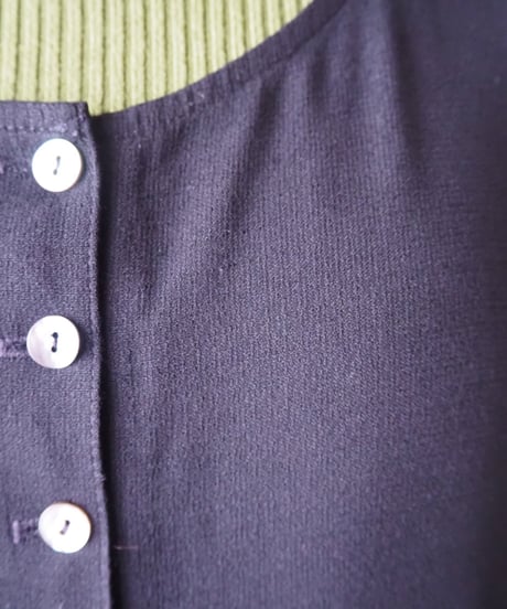 Front Button Jumper Skirt BK