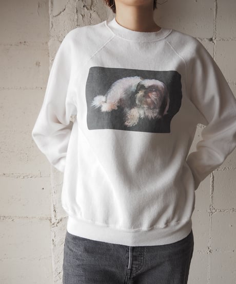Shih Tzu Print Sweat WH