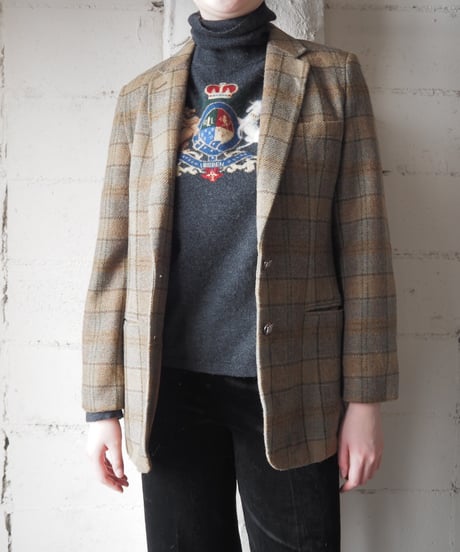 LAUREN RALPH LAUREN Checked Tailored Blazer BR BE
