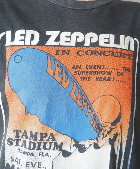 LED ZEPPELIN Concert Tee BK