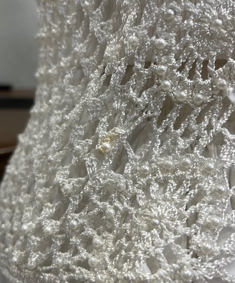 Beads × Crochet Vest WH