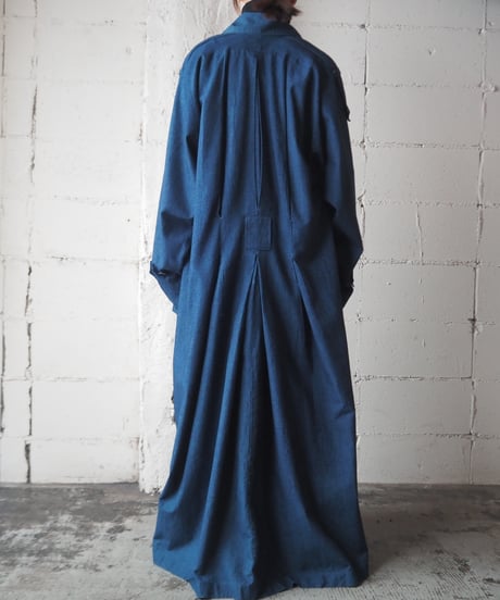 Back Pleats Long Coat NV