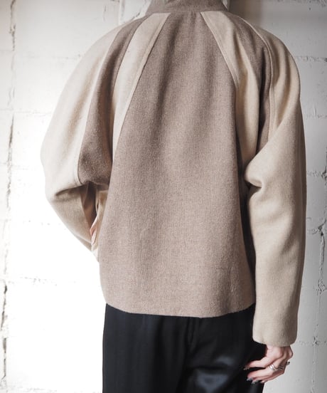Bi-color Design Dolman Jacket BEBR