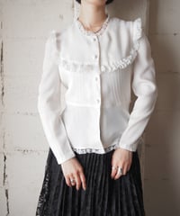 1970's Frill Lace Blouse WH