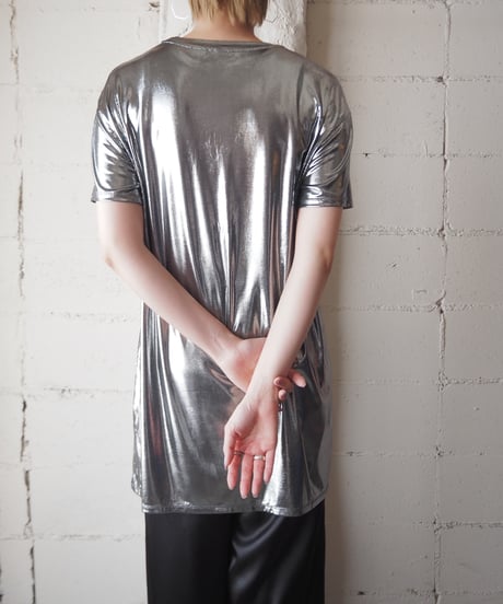Metalic Silver Tee SV