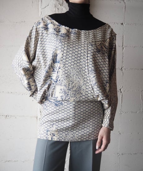 Dolman Sleeve Pattern Turtle Blouse NV