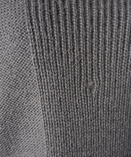1980’s Mock Neck Rib Knit Dress BK