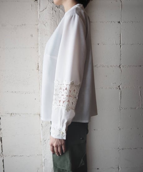 Flower  Lace Blouse  WH