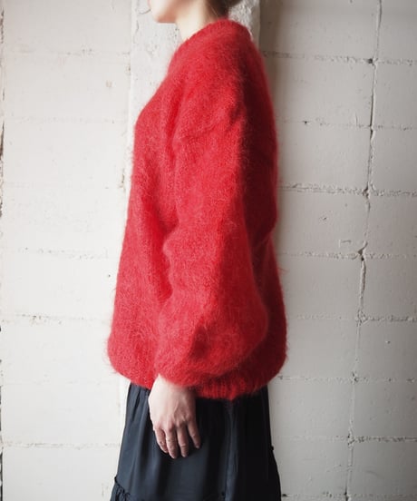 Volume Sleeve Mohair Sweater RE