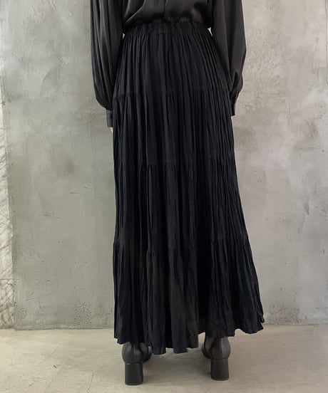 Tiered Flare Skirt BK