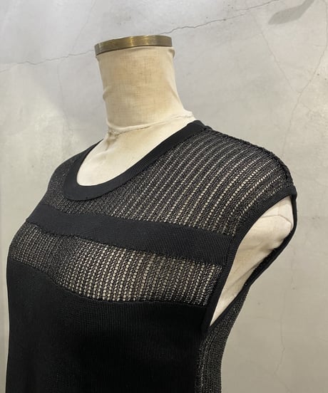 GUESS N/S Sheer Lame Knit BK