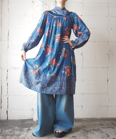 1970's Indian Cotton Dress BL