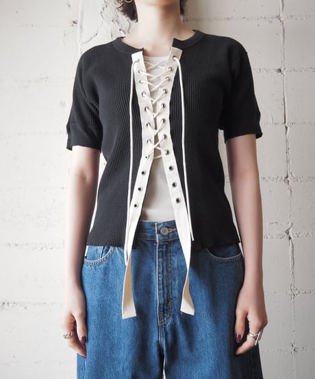 REMAKE Lace Up US Cotton Thermal BK