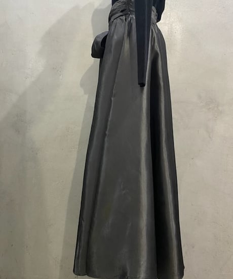 Ribbon Circular Satin Skirt SV